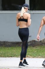 DEVON WINDSOR Out Hikinig in Miami 04/18/2020