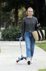 DIANE KRUGER Out at a Park in Los Angeles 04/08/2020