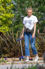 DIANE KRUGER Out at a Park in Los Angeles 04/08/2020