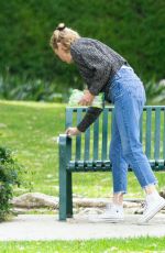 DIANE KRUGER Out at a Park in Los Angeles 04/08/2020