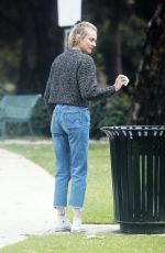 DIANE KRUGER Out at a Park in Los Angeles 04/08/2020