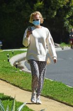 DIANE KRUGER Wearing Mask Out in Los Angeles 04/22/2020
