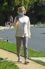 DIANE KRUGER Wearing Mask Out in Los Angeles 04/22/2020