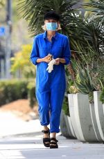 DIANE KRUGER Wearing Mask Out in West Hollywood 04/19/2020