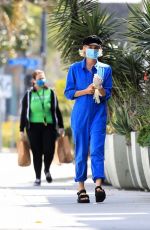 DIANE KRUGER Wearing Mask Out in West Hollywood 04/19/2020