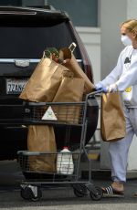 DIANE KRUGER Wearing Mask Out Shopping in Los Angeles 03/31/2020