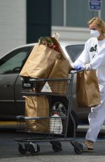 DIANE KRUGER Wearing Mask Out Shopping in Los Angeles 03/31/2020