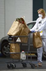 DIANE KRUGER Wearing Mask Out Shopping in Los Angeles 03/31/2020