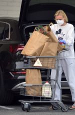 DIANE KRUGER Wearing Mask Out Shopping in Los Angeles 03/31/2020