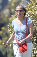DORIA RAGLAND Out with Her Dogs in Los Angeles 04/01/2020