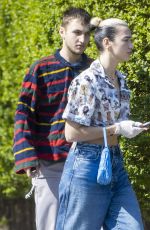 DUA LIPA and Anwar Hadid Out and About in London 04/11/2020