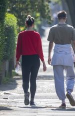 DUA LIPA and Anwar Hadid Out in London 04/09/2020
