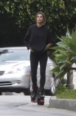 ELISABETTA CANALIS Out for Power Walk in Los Angeles 04/11/2020