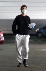 ELISABETTA CANALIS Wearing Mask and Gloves Shopping at Target in West Hollywood 04/05/2020