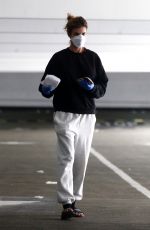 ELISABETTA CANALIS Wearing Mask and Gloves Shopping at Target in West Hollywood 04/05/2020