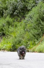 ELIZABETH BANKS Out with Her Dog in Hollywood Hills 04/07/2020