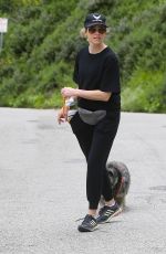 ELIZABETH BANKS Out with Her Dog in Hollywood Hills 04/07/2020