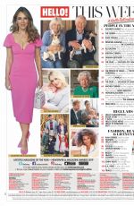 ELIZABETH HURLEY in Hello! Magazine, UK April 2020