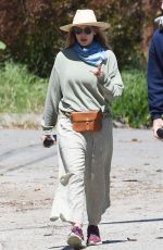 ELIZABETH OLSEN and Robbie Arnett Out in Hollywood Hills 04/11/2020