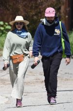 ELIZABETH OLSEN and Robbie Arnett Out in Hollywood Hills 04/11/2020