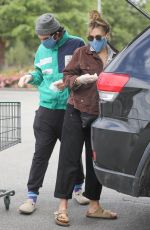 ELIZABETH OLSEN Leaves Erewhon Market in Calabasas 04/20/2020