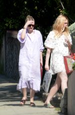 ELLE and DAKOTA FANNING Out in Los Angeles 04/26/2020