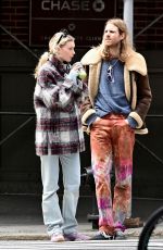 ELSA HOSK and Tom Daly Out in New York 04/16/2020