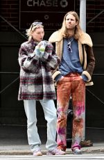 ELSA HOSK and Tom Daly Out in New York 04/16/2020