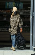 EMILIA CLARKE Wearing Mask Out Shopping in London 04/07/2020