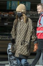 EMILIA CLARKE Wearing Mask Out Shopping in London 04/07/2020