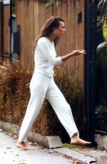 EMILY RATAJKOWSKI Scared After Her Dog Colombo Ran Loose in Los Angeles 04/10/2020