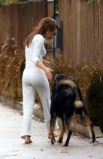 EMILY RATAJKOWSKI Scared After Her Dog Colombo Ran Loose in Los Angeles 04/10/2020
