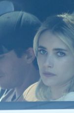EMMA ROBERTS and Garrett Hedlund Driving Out in Los Angeles 04/16/2020