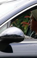EMMA ROBERTS Driving Out in Los Angeles 04/13/2020