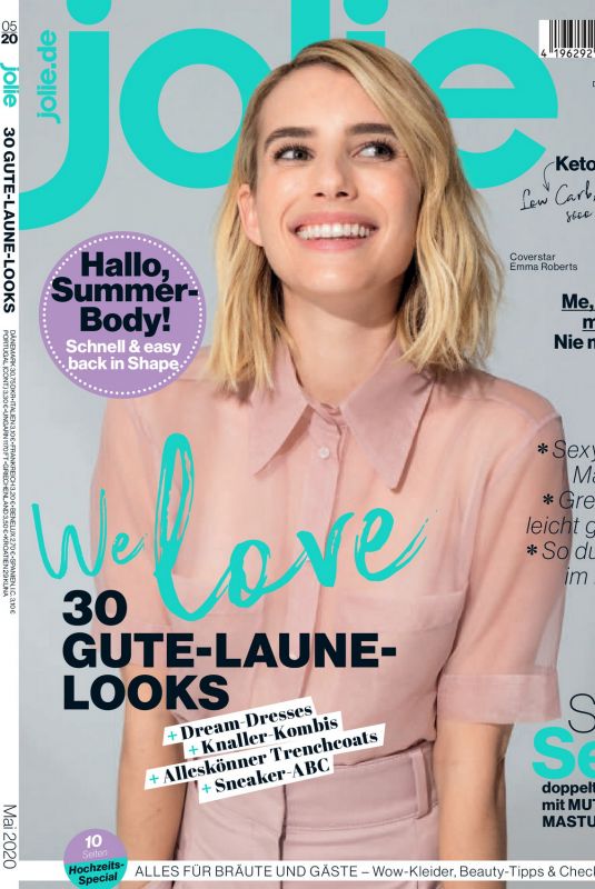 EMMA ROBERTS in Jolie Magazine, April 2020