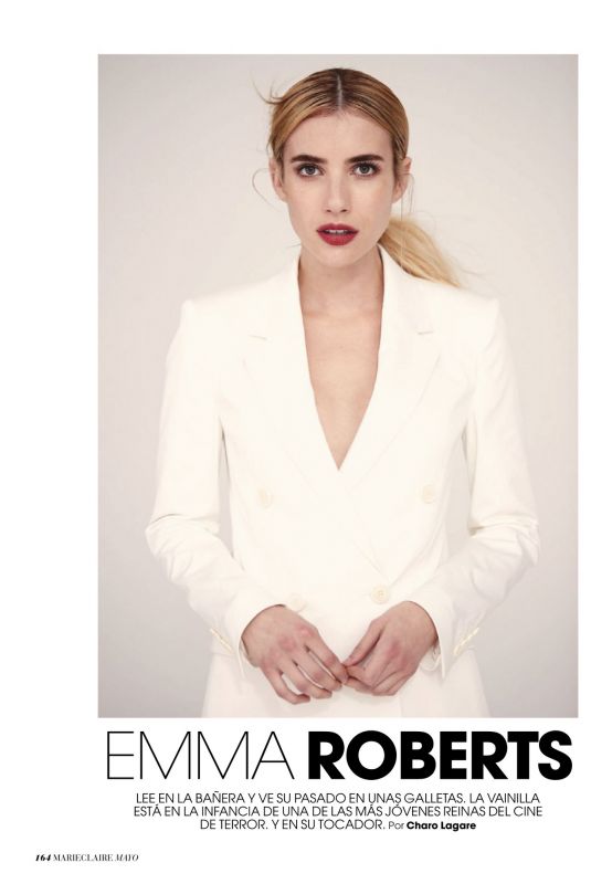 EMMA ROBERTS in Marie Claire Magazine, Spain May 2020