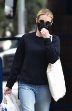 EMMA ROBERTS Wearing a Black Mask Shopping at Rite Aid in Los Feliz 04/04/2020