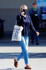 EMMA ROBERTS Wearing a Black Mask Shopping at Rite Aid in Los Feliz 04/04/2020