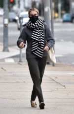 EMMA ROBERTS Wearing a Mask Out Shopping in Sherman Oaks 04/07/2020