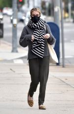 EMMA ROBERTS Wearing a Mask Out Shopping in Sherman Oaks 04/07/2020