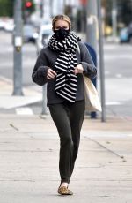 EMMA ROBERTS Wearing a Mask Out Shopping in Sherman Oaks 04/07/2020