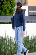EMMY ROSSUM Wearing Mask Out and About in Los Angeles 04/07/2020
