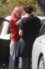 ESTHER ROSE MCGREGOR Meeting Up with Her Boyfriend in Pacific Palisades 04/24/2020
