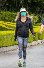 GOLDIE HAWN Out Hikinig in Pacific Palisades 04/18/2020