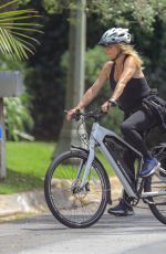 GOLDIE HAWN Out Riding a Bike in Palisades 04/29/2020