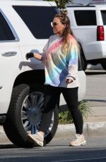 HAYLIE DUFF Out and About in Los Angeles 04/27/2020