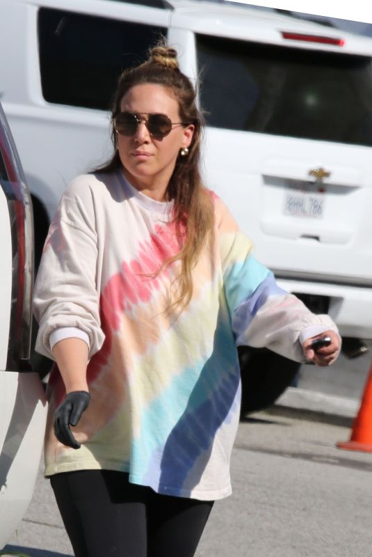 HAYLIE DUFF Out and About in Los Angeles 04/27/2020