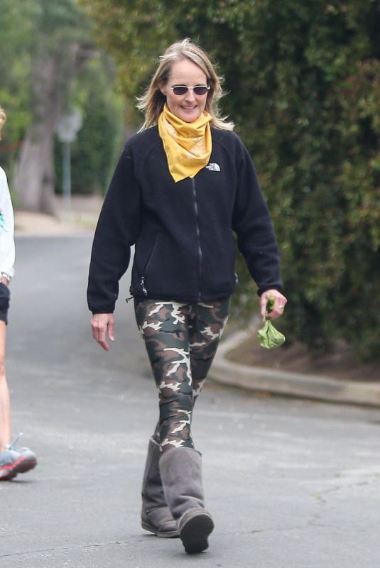 HELEN HUNT Out and About in Brentwood 04/18/2020