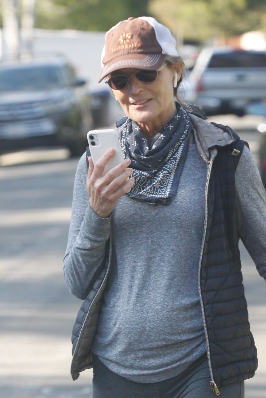 HELEN HUNT Out and About in Brentwood 04/20/2020