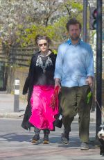 HELENA BONHAM CARTER and Rye Dag Holmboe Out in London 04/03/2020